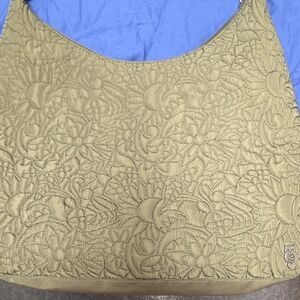 Sakroots Green Floral Embroidered Shoulder Bag